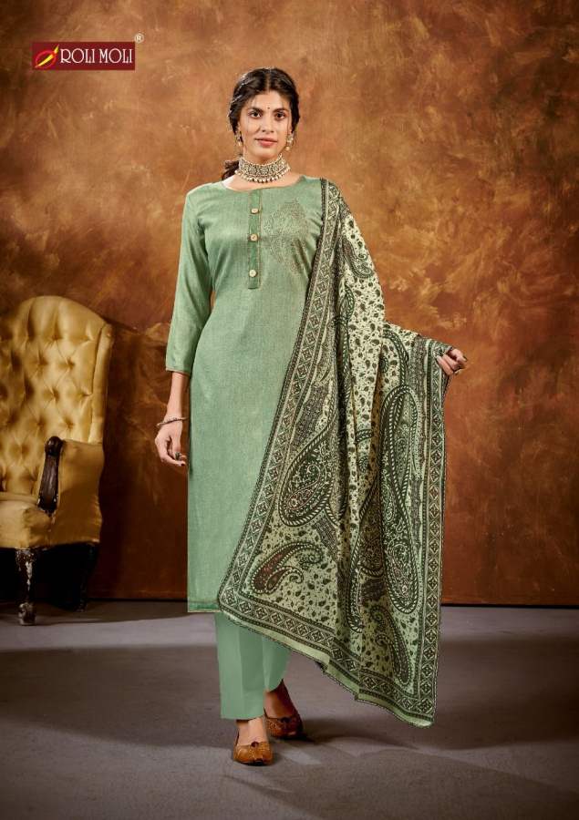 Roli Moli Riwaaz Exclusive Heavy Winter Daily Wear Pashmina Dress Collection